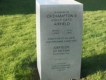 Photo Gallery Image - Airfield Memorial Stone by the Parish Hall