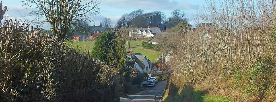 The hamlet of Inwardleigh in the parish of Inwardleigh